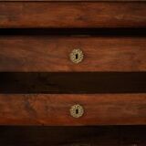 French Empire Commode / Commode, walnut and bronze mounts, 19th century