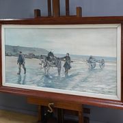 Grand Tableau « Les Goémoniers », de A. Le Guen – 1969
