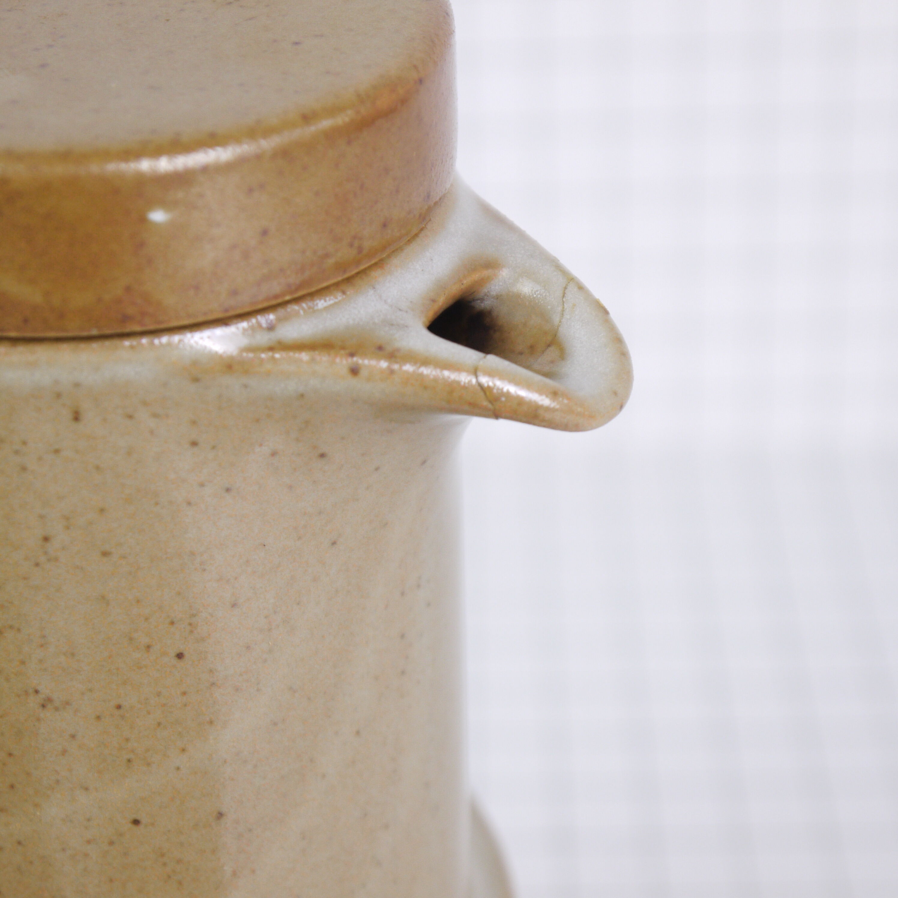 Brenne stoneware pitcher