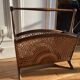 Canework magazine holder
