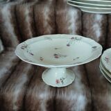 Service of 8 plates + 1 compote dish Limoges France