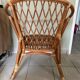Fauteuil en rotin vintage