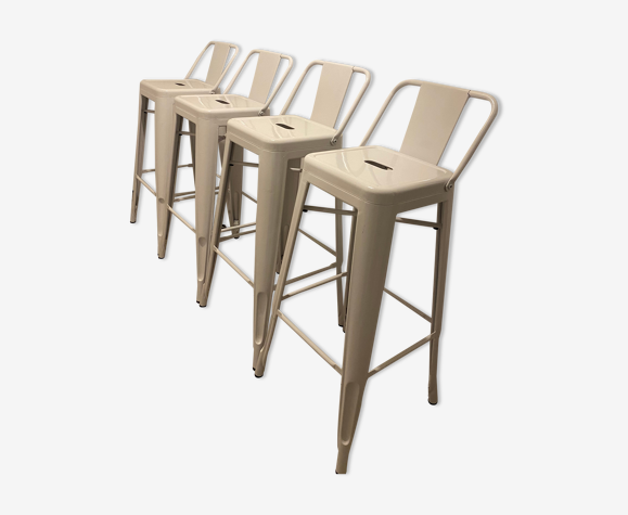 Tabourets de bar blanc