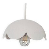 Petal lamp in greige and linen