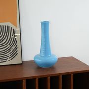 Blue ceramic vase, Danish design, 1970s, made in Denmark