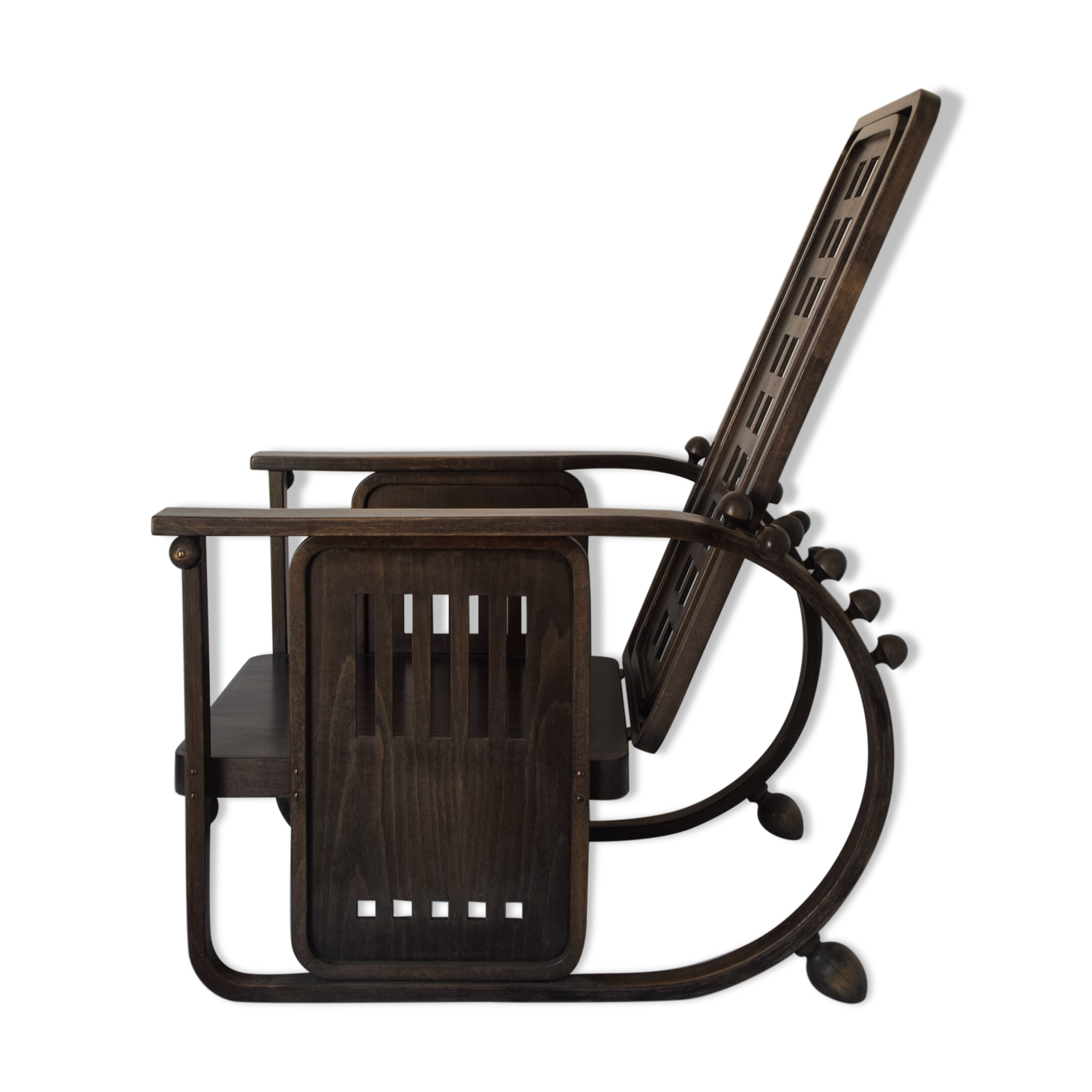 Josef Hoffmann 'Sitzmaschine' Wooden Armchair