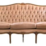 Canapé ancien, baroque style Louis XV
