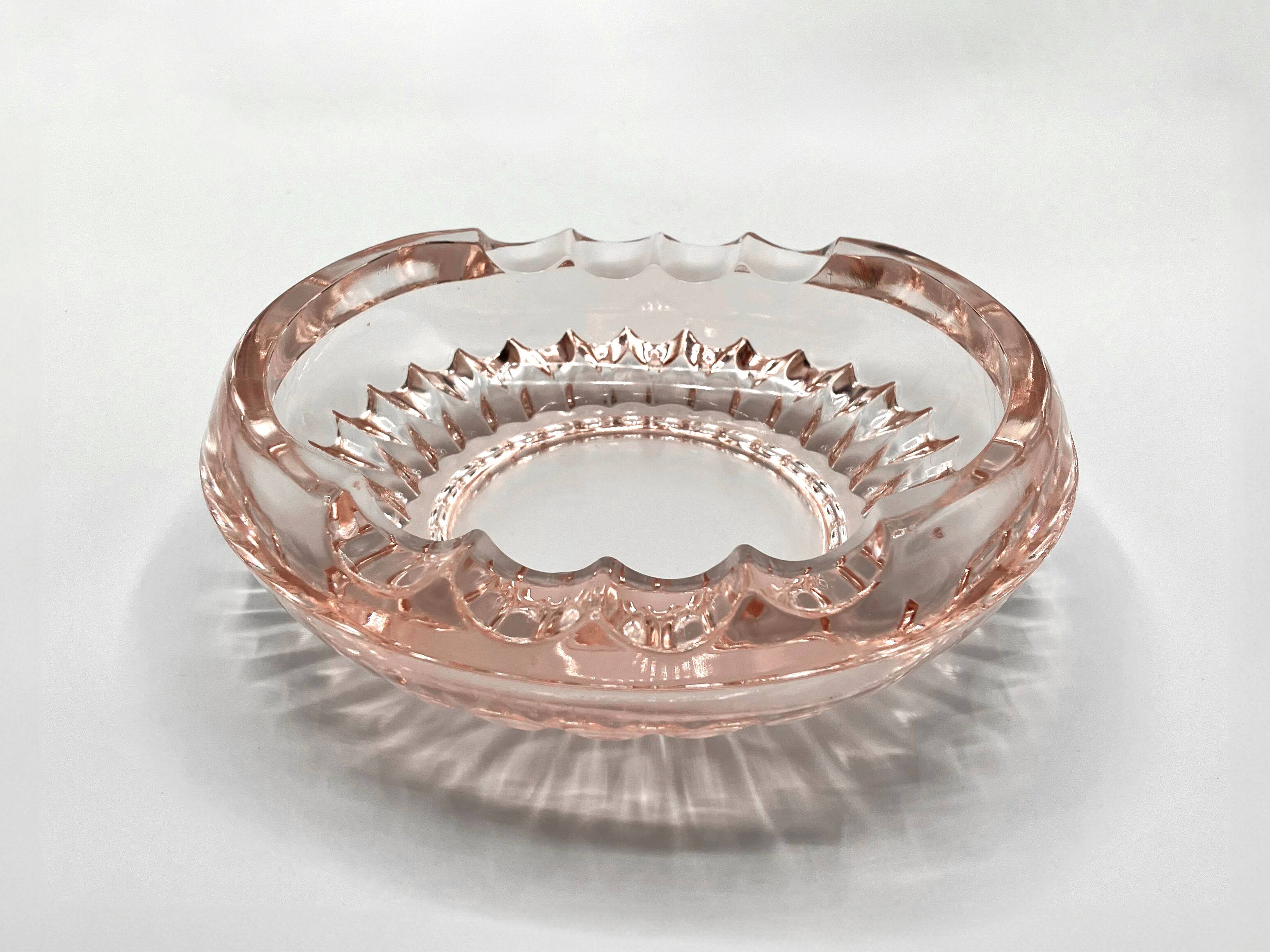 Cendrier vide-poche sklo union • verrerie rudolfova hut • design jiri zejmon • 1960