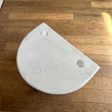 Small tripod stool in gray wood