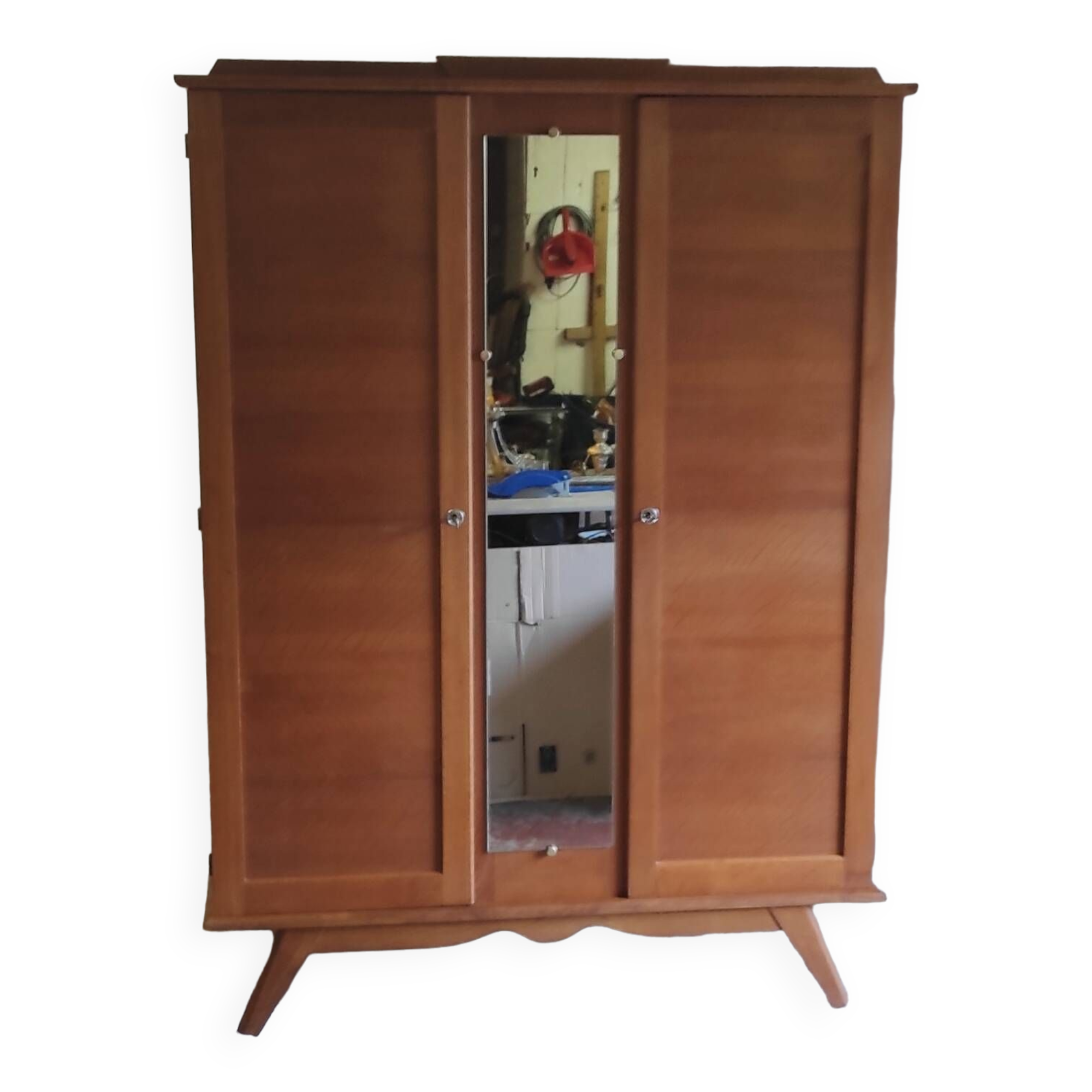 Armoire vintage pieds compas - années 50/60