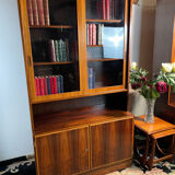 Mid century retro vintage wall unit bookcase danish design by poul hundevad rosewood 1950-1960