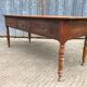 Antique Louis Philippe table in solid cherry and oak with 3 drawers