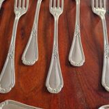 Christofle, Paris: Set of 12 Empire style table forks