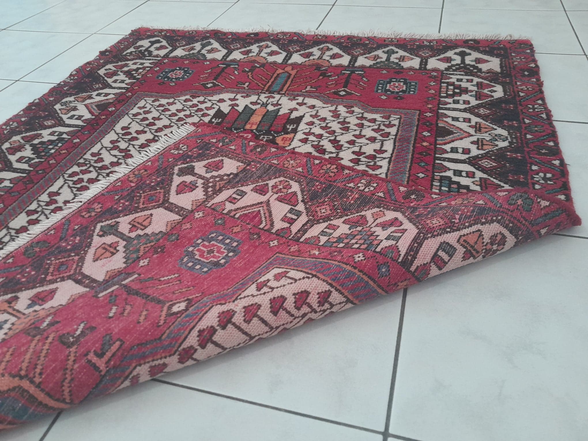 Handmade Persian rug Afshar 145x110cm