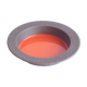 Red castiron enamelled vide poche bowl by Laurids Lonborg, Denmark 1960s