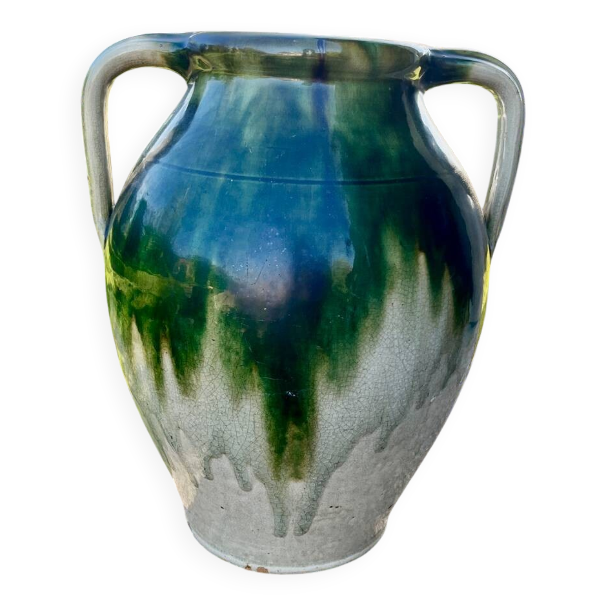 Glazed earthenware pot or jar