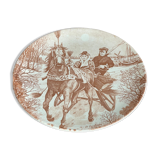 Former delft's grand plat signed o. eerelman 1839 made in holland