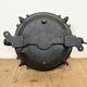 Black Industrial Cast Iron Wall or Ceiling Light from Elektrosvit, 1960s