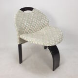 Set of 4 Giovanni Offredi Sail chairs by Saporiti Italy 1973