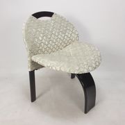 Ensemble de 4 chaises Giovanni Offredi Sail par Saporiti Italie 1973