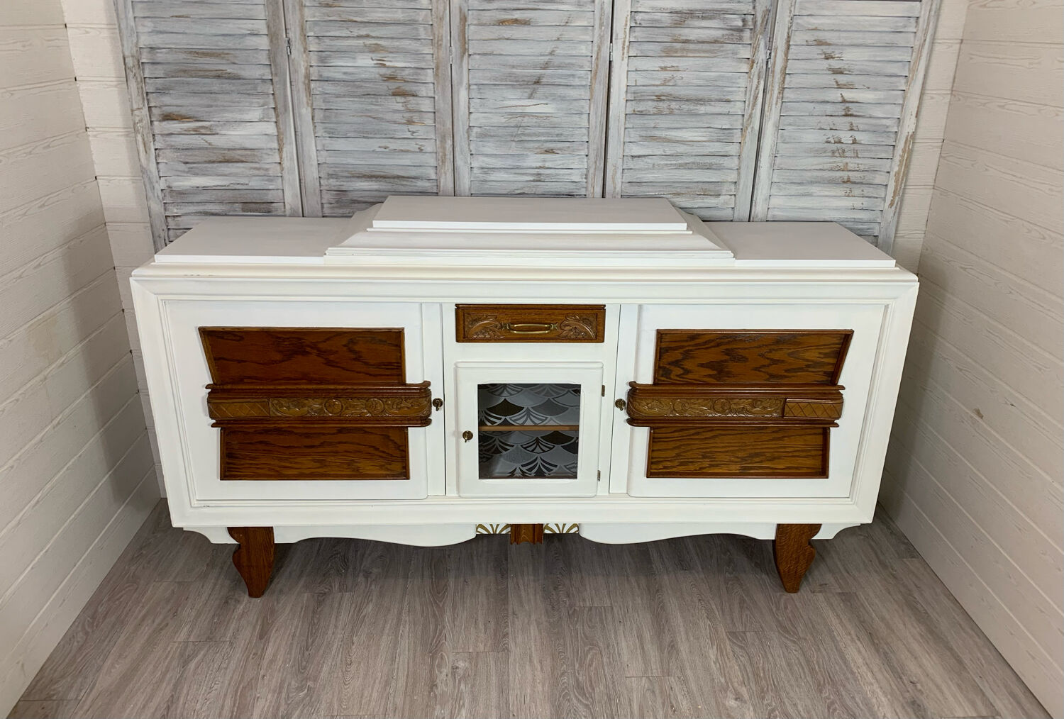 Vintage art deco style sideboard restyled