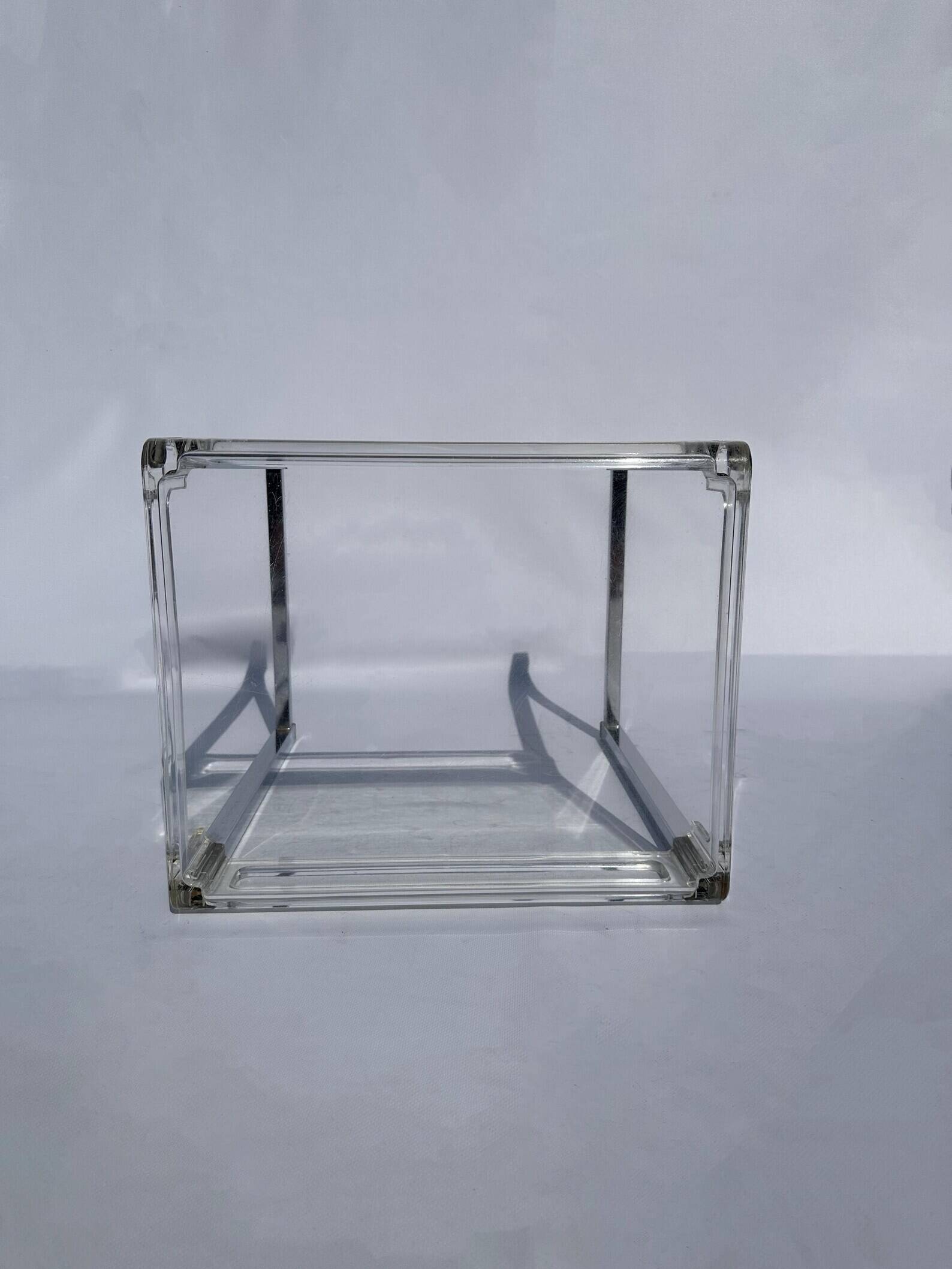 Marc Berthier Lucite Vintage Retro Side Table France 1970s