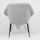 Fauteuil Eva, restauré, années 1960, gris