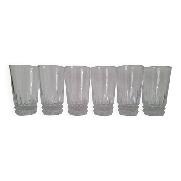 Verres à eau ou apéritif en cristal