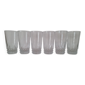 Water or aperitif glasses in crystal