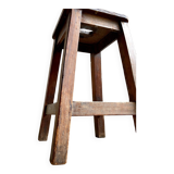 Dark wood stool