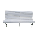 Slatted garden bench