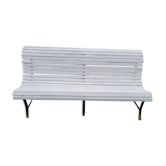 Slatted garden bench