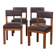 Ensemble de 4 chaises attribuées à Emiel Veranneman, 1960