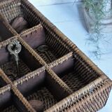 Vintage rattan box