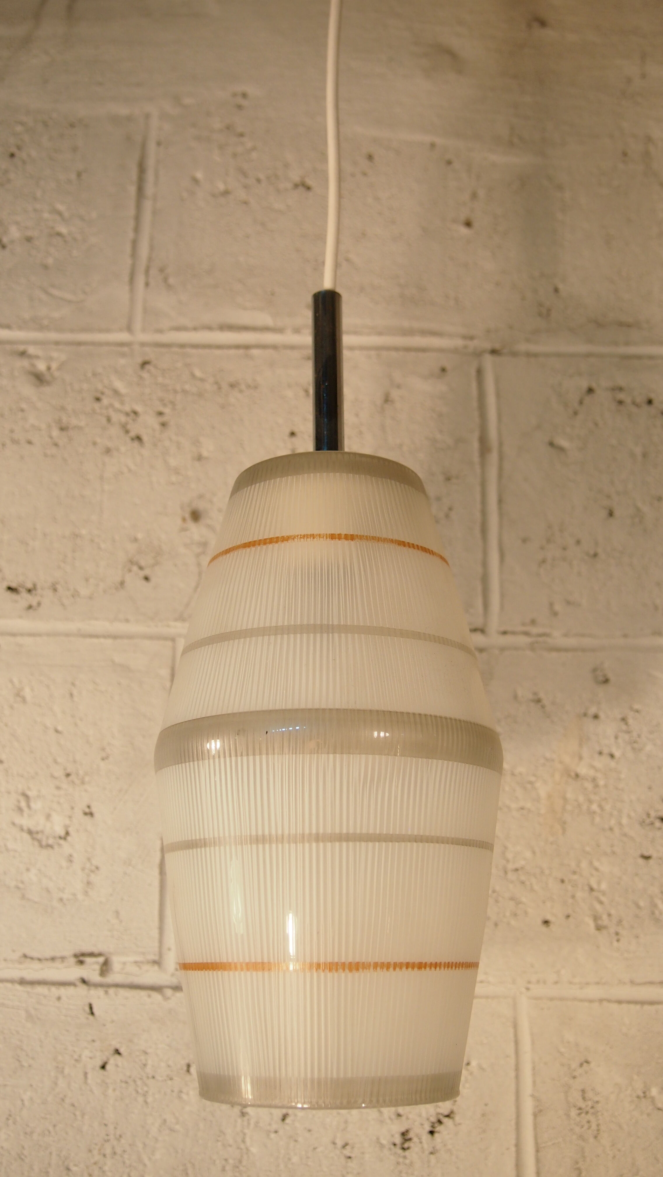 Hanging Lunel Lantern Texture Mid Century