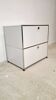 Cabinet à deux tiroirs USM Haller des années 80