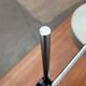 Mid-Century Modern German Minimalist White and Chrome Table Lamp from Kaiser Leuchten, 1960s
