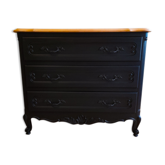 Renovated Louis XV style chest of drawers