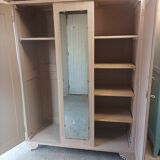 Pretty period Art Deco 3-door wardrobe