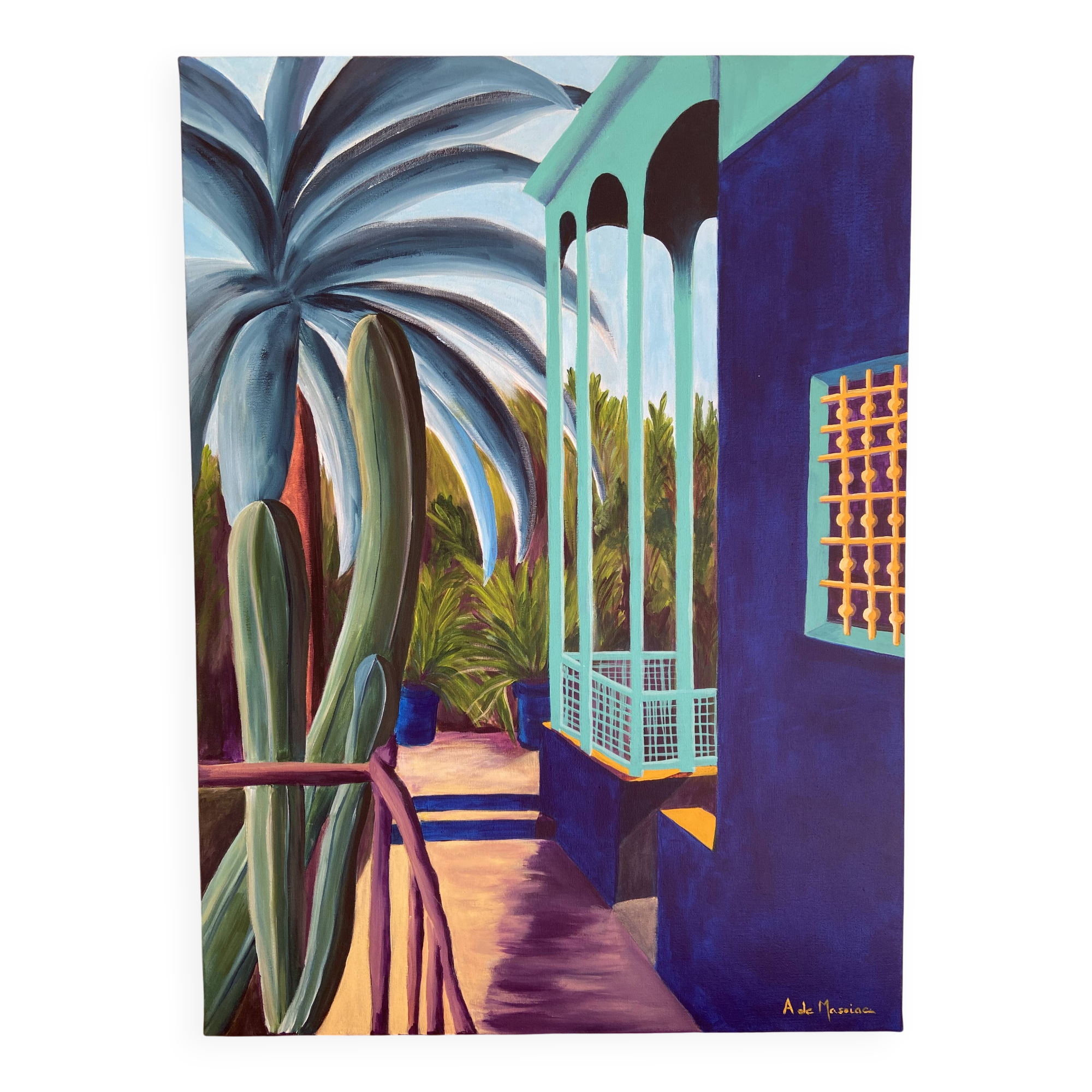 Acrylic on canvas Anne De Massiac