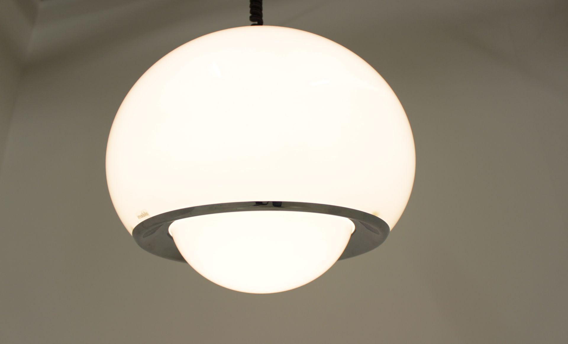 Hanging lamp design Harvey guzzini , made by Meblo in Croatia, 1970