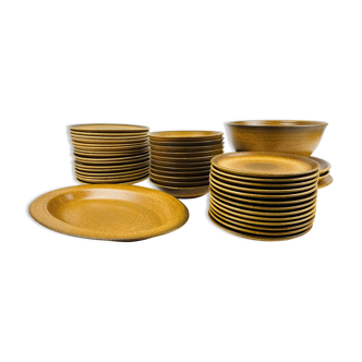 Longfields sandstone table service - 45 pieces