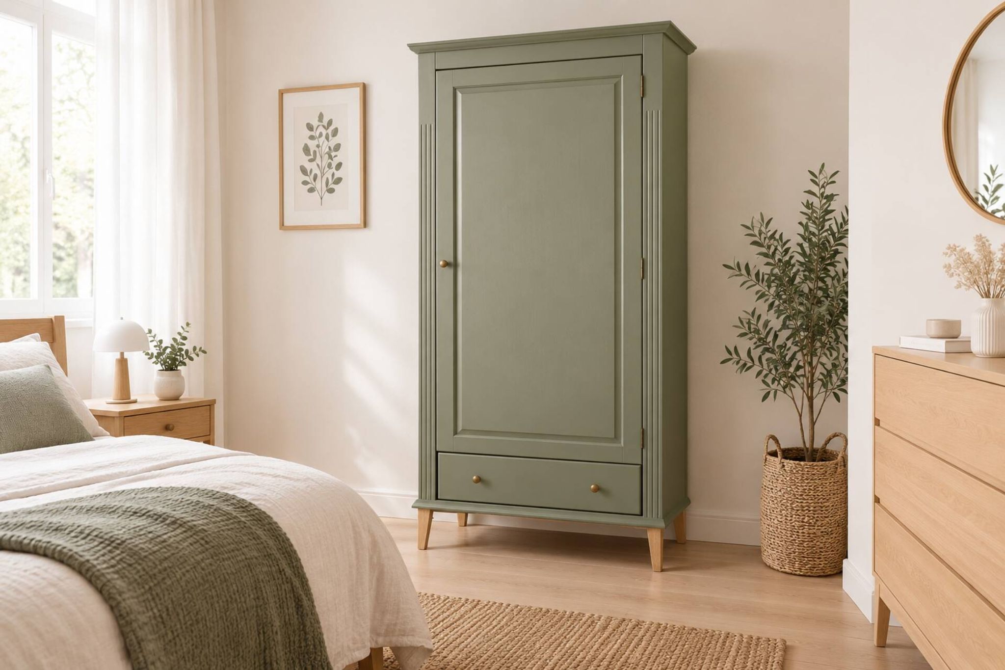 Wardrobe Rød Sødgren green Thisted