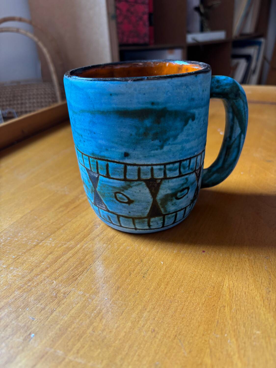 Rare vintage Maunier Vallauris mug