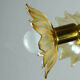 Glass flowers chandelier, 1970