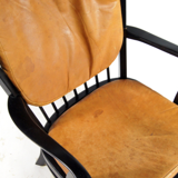 Fritz Hansen chair in 70s leather