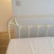 Bed 160 white wrought iron Irish handcrafted Celtic motifs