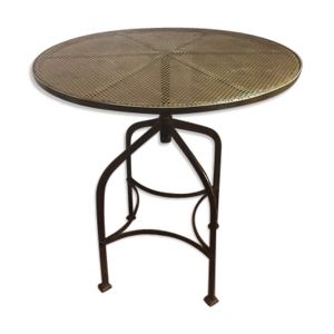 table bistrot métal
