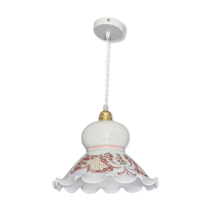 suspension opaline vintage
