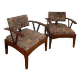 Paire de  fauteuils Baumann